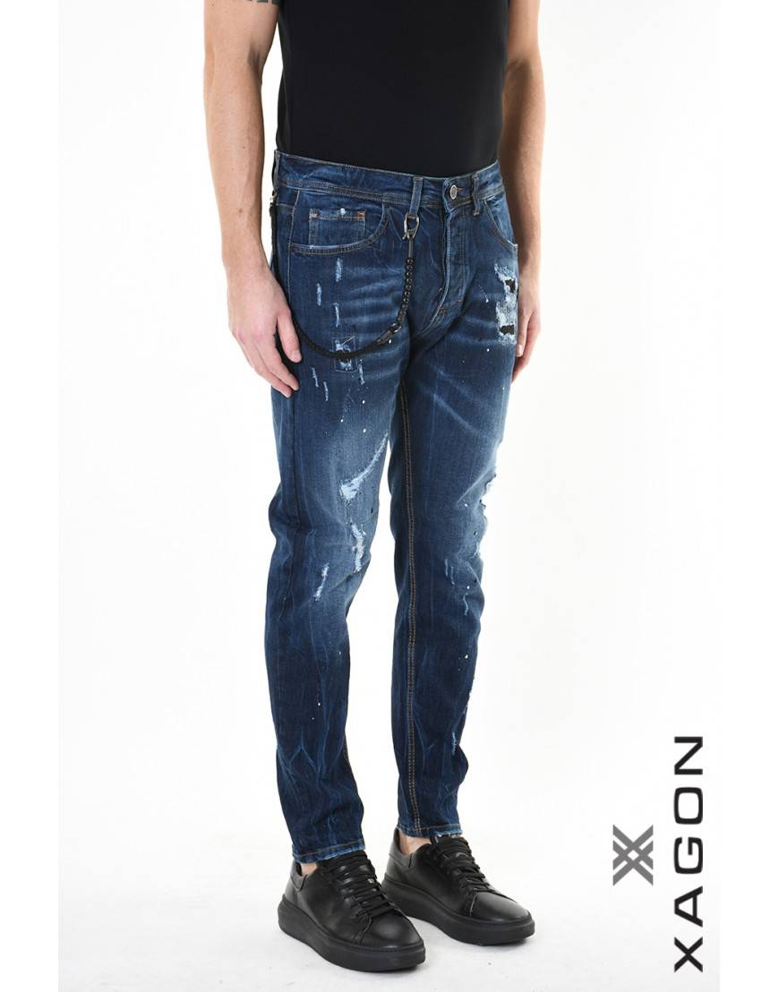 La haine inside us JEANS 2UMR242 Blu Qualità Garantita