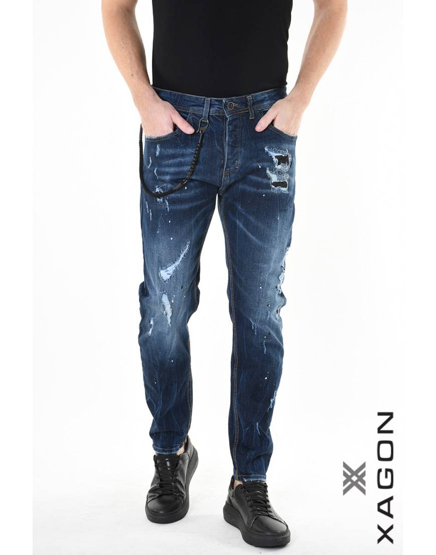 La haine inside us JEANS 2UMR242 Blu Qualità Garantita