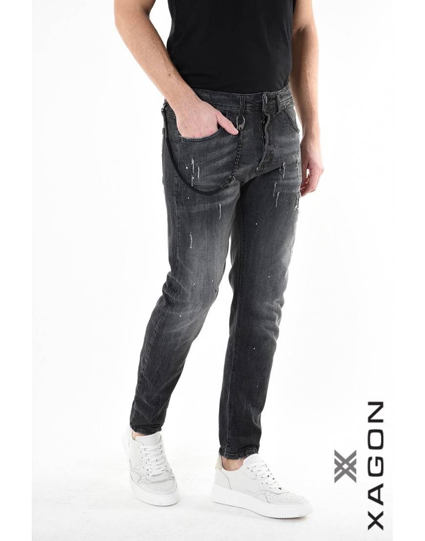 La haine inside us JEANS 2UMR244 Nero