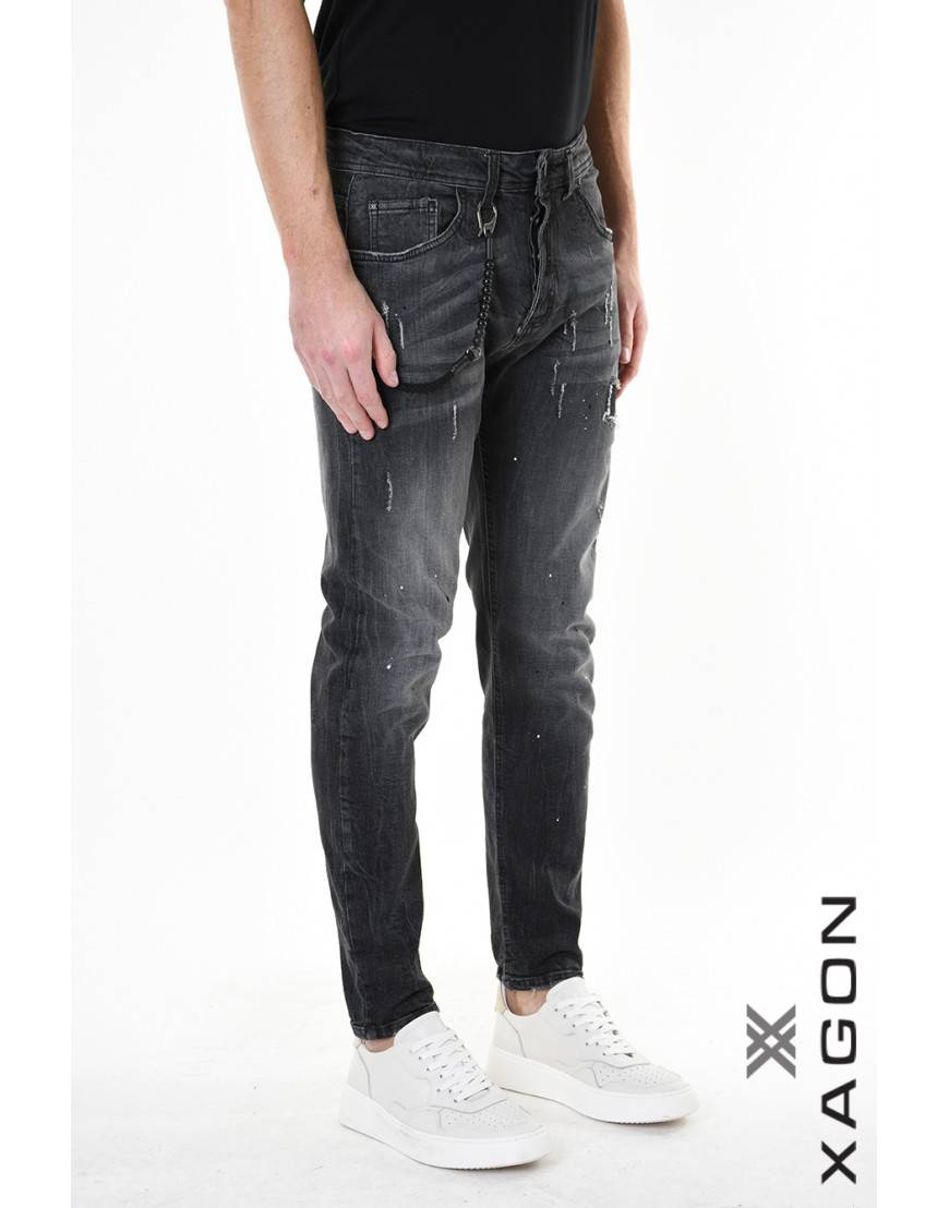 La haine inside us JEANS 2UMR244 Nero Negozi Online
