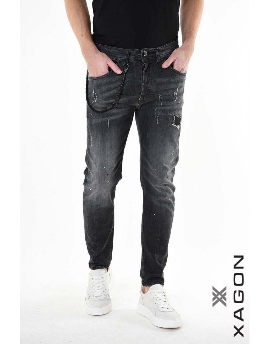 La haine inside us JEANS 2UMR244 Nero Negozi Online