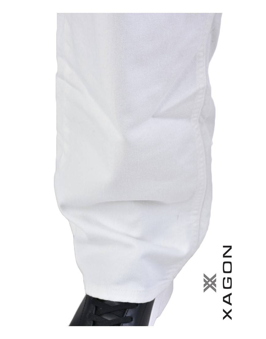 La haine inside us JEANS UMR169 Bianco Consegna Veloce
