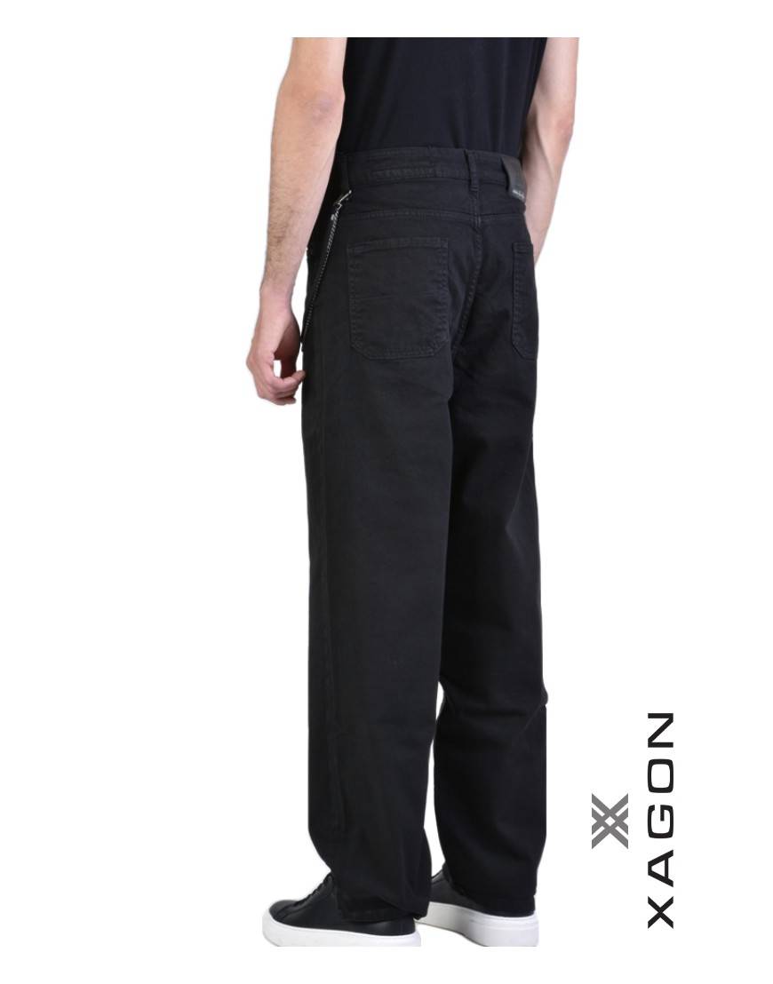 La haine inside us JEANS UMR169 Nero Promozione Limitata