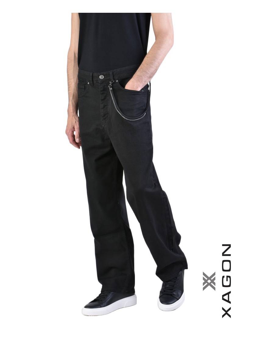 La haine inside us JEANS UMR169 Nero Promozione Limitata