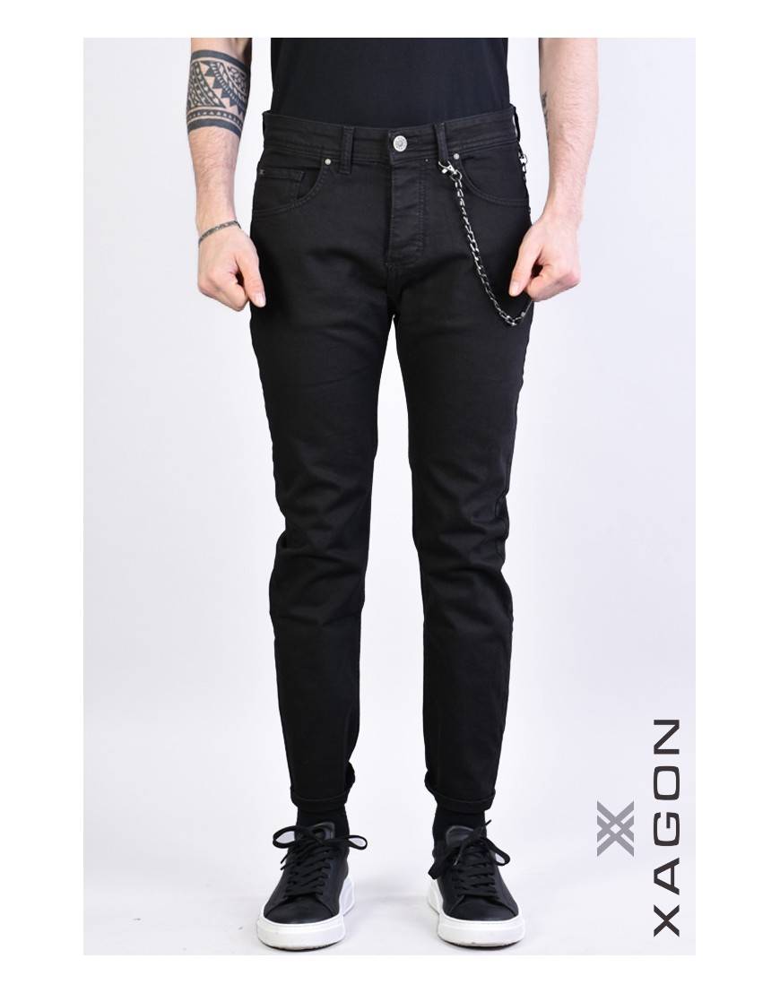 La haine inside us JEANS UOXFO2 Nero Fino Al -60%