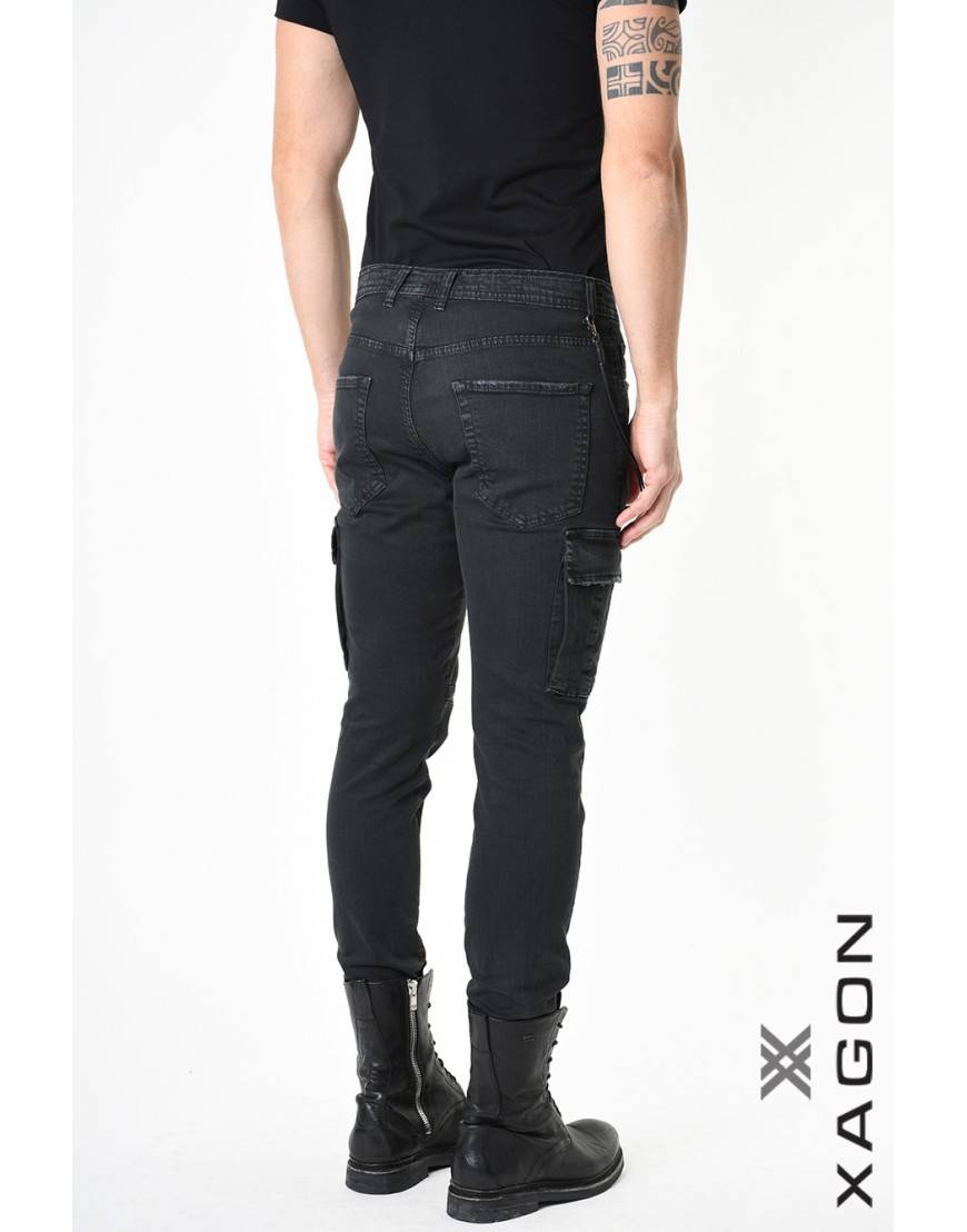 La haine inside us PANTALONE 2CR2012 Nero Nuovo