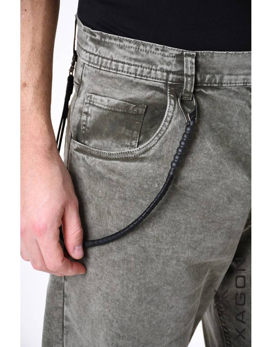 La haine inside us PANTALONE 2CR2013 Verde Spedizione Gratuita