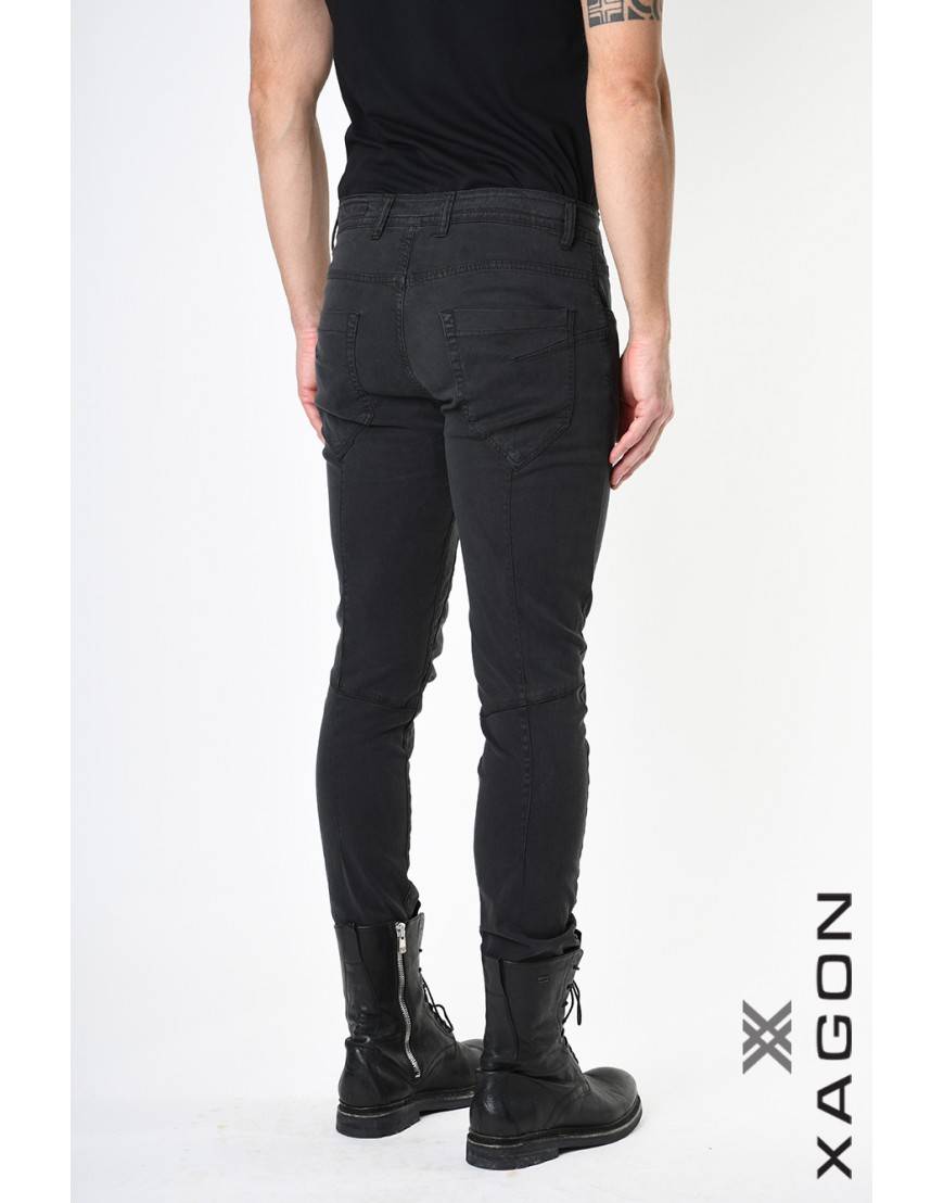 La haine inside us PANTALONE 2CR9004 Nero Consegna Veloce
