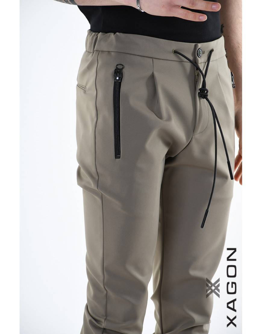 La haine inside us PANTALONE PINVEL Verde/Fango Prezzo Ridotto