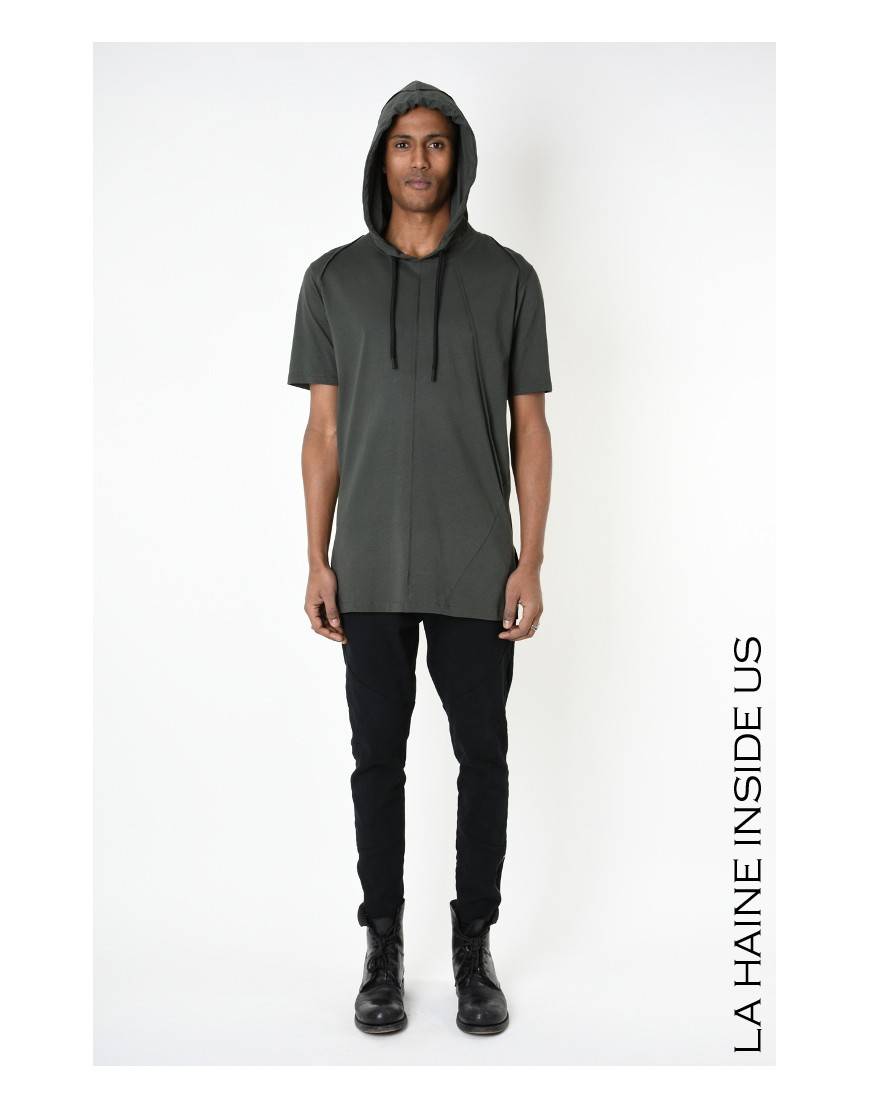 La haine inside us 3M LM131 T-SHIRT Verde Offerte