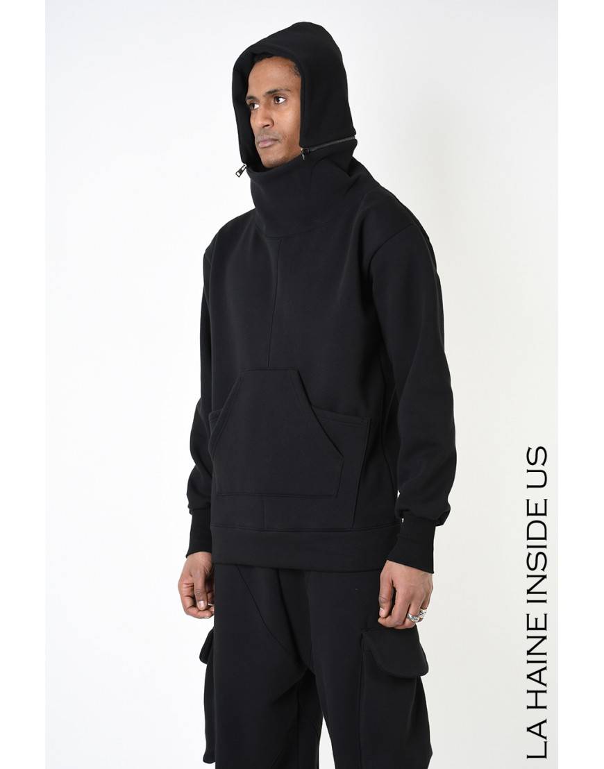 La haine inside us 3M LM201 FELPA UNISEX U Nero Vendita Economica
