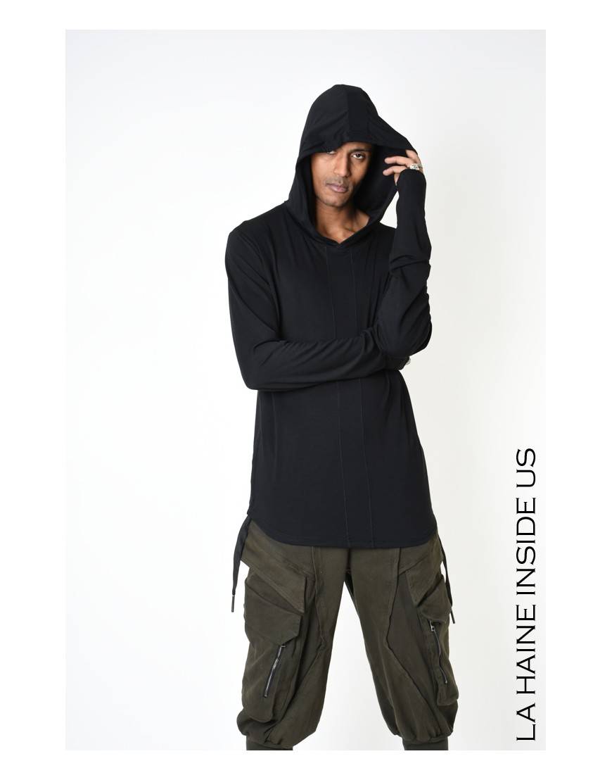 La haine inside us 3M LM214 MAGLIA Nero Saldi Di Fabbrica