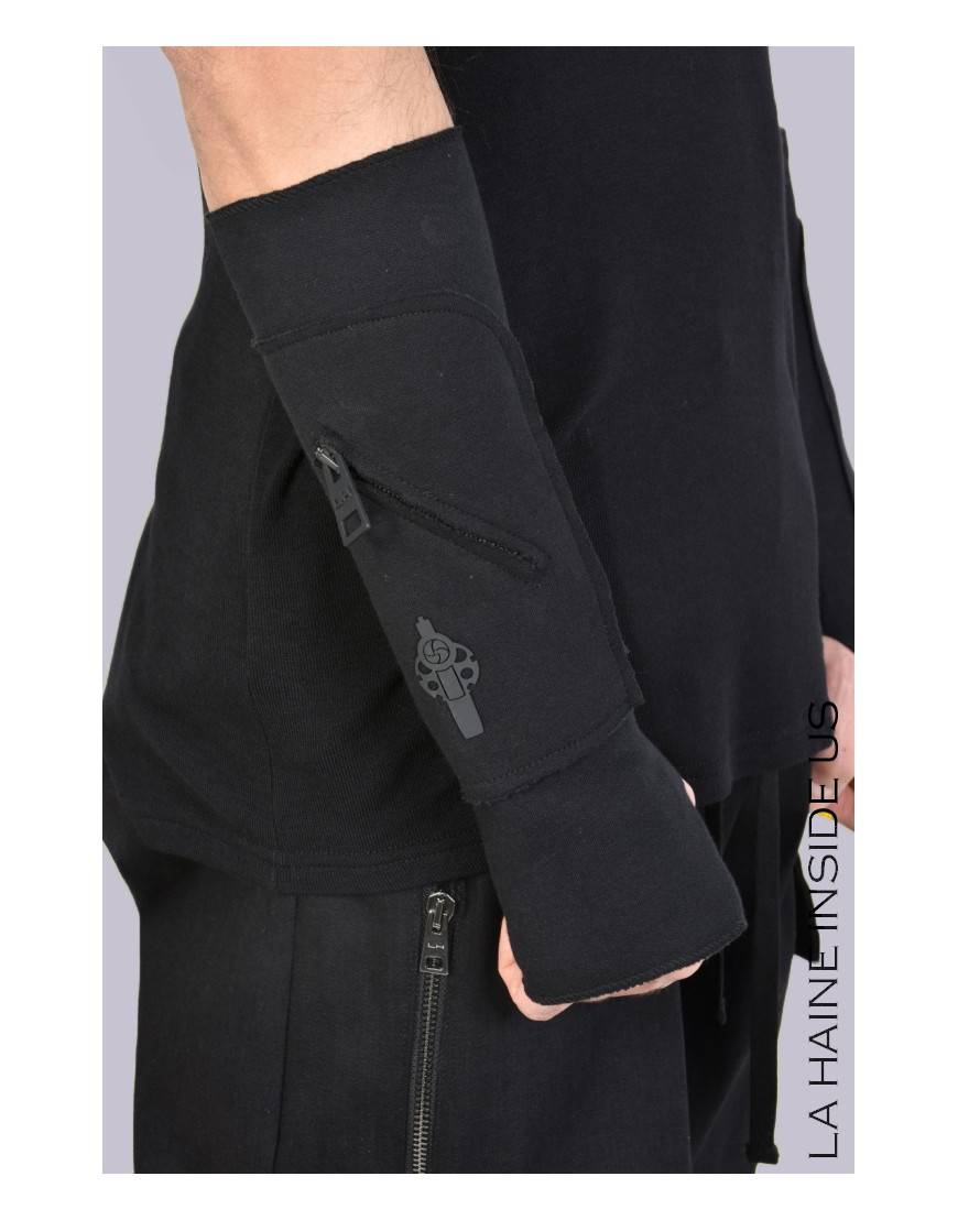 La haine inside us 3M MANDUE MANICOTTO UNISEX Nero Promozione