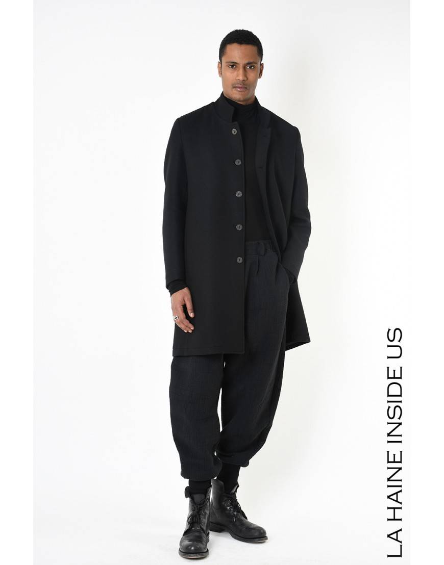 La haine inside us 3P LM238 CAPPOTTO Nero Negozi Online