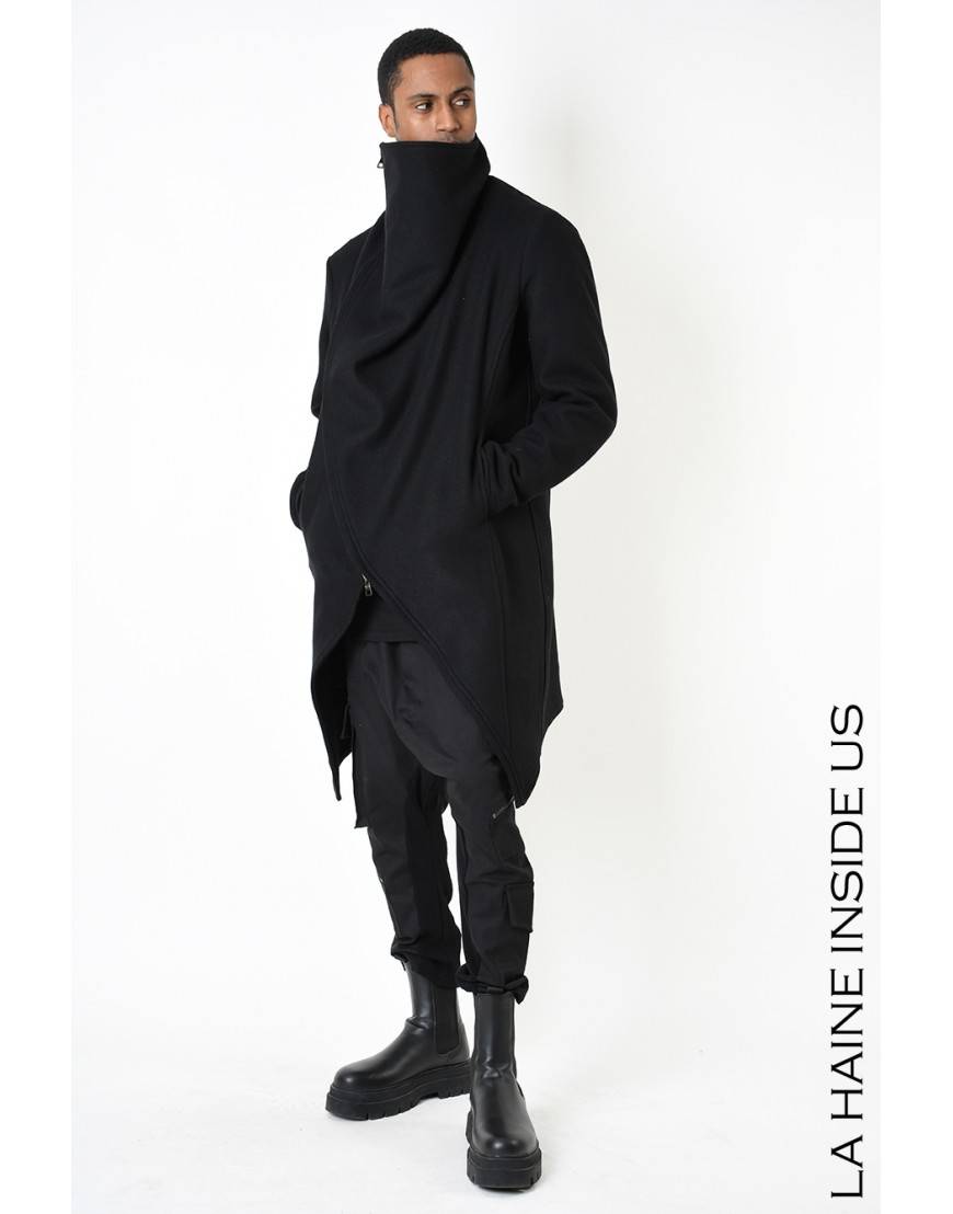 La haine inside us 3P LM239 CAPPOTTO Nero Acquista Ora