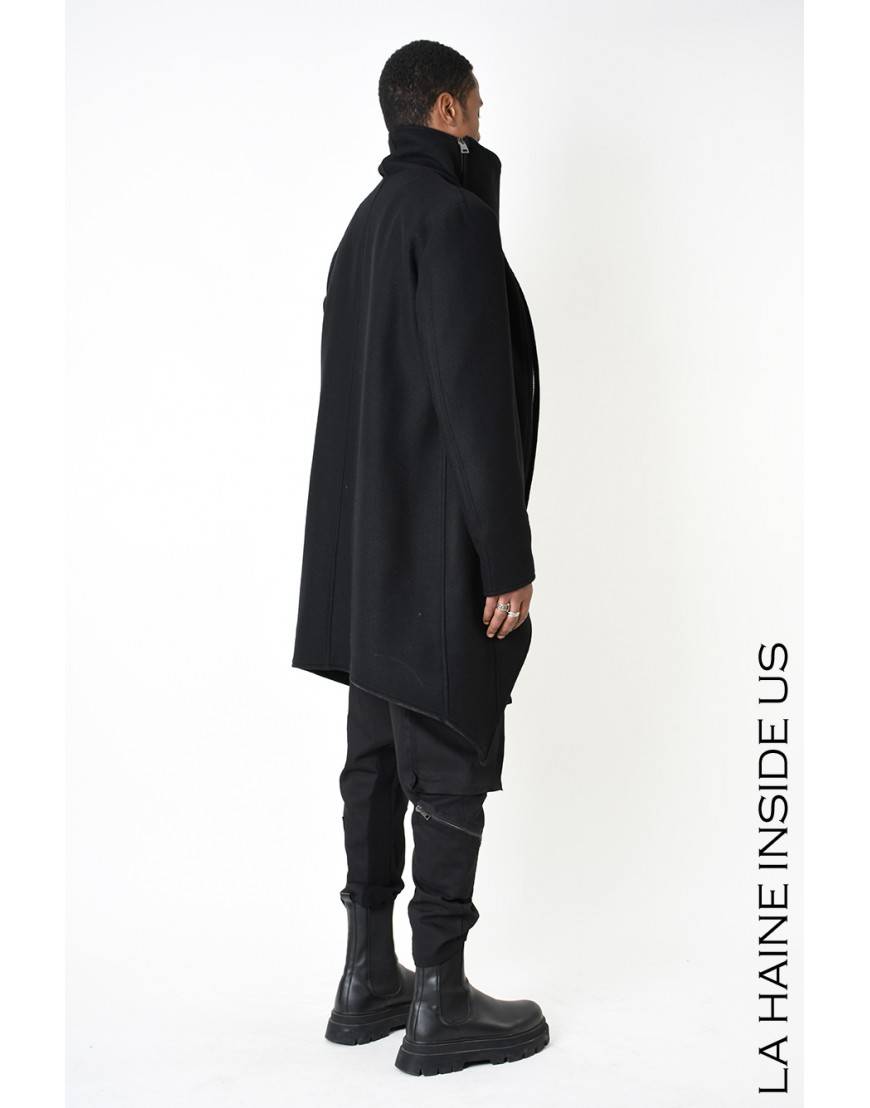 La haine inside us 3P LM239 CAPPOTTO Nero Acquista Ora
