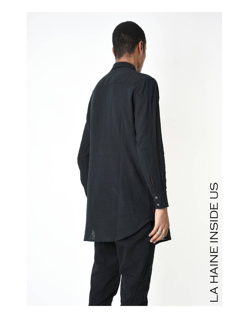 La haine inside us 3V LM114 CAMICIA Nero Fino Al -60%