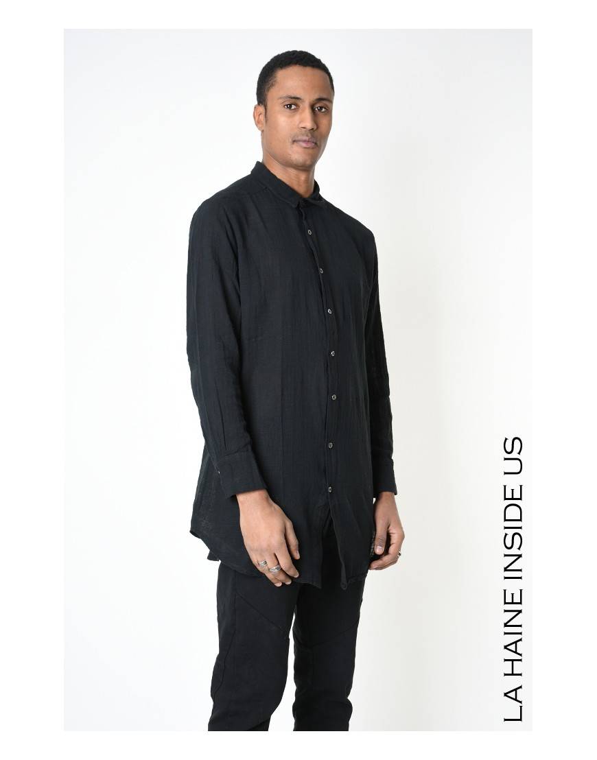 La haine inside us 3V LM114 CAMICIA Nero Fino Al -60%