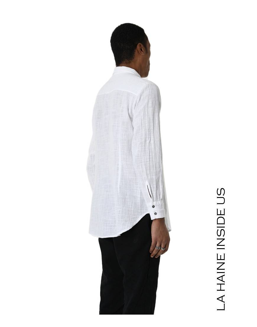 La haine inside us 3V LM116 CAMICIA Bianco Shopping Online