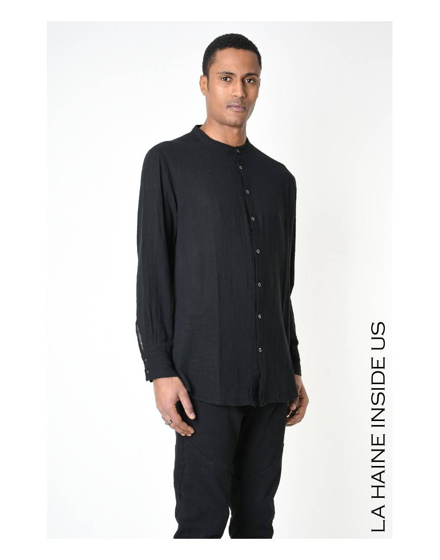 La haine inside us 3V LM118 CAMICIA Nero Sottocosto