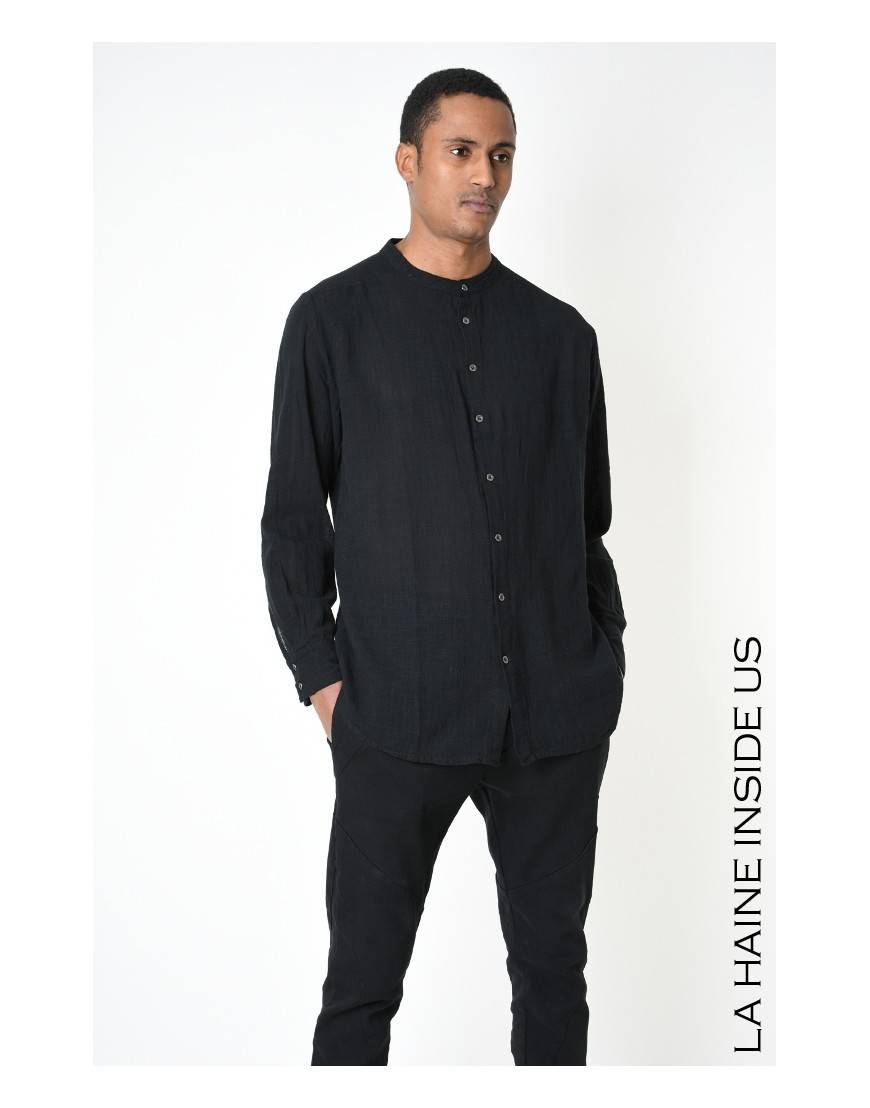 La haine inside us 3V LM118 CAMICIA Nero Sottocosto