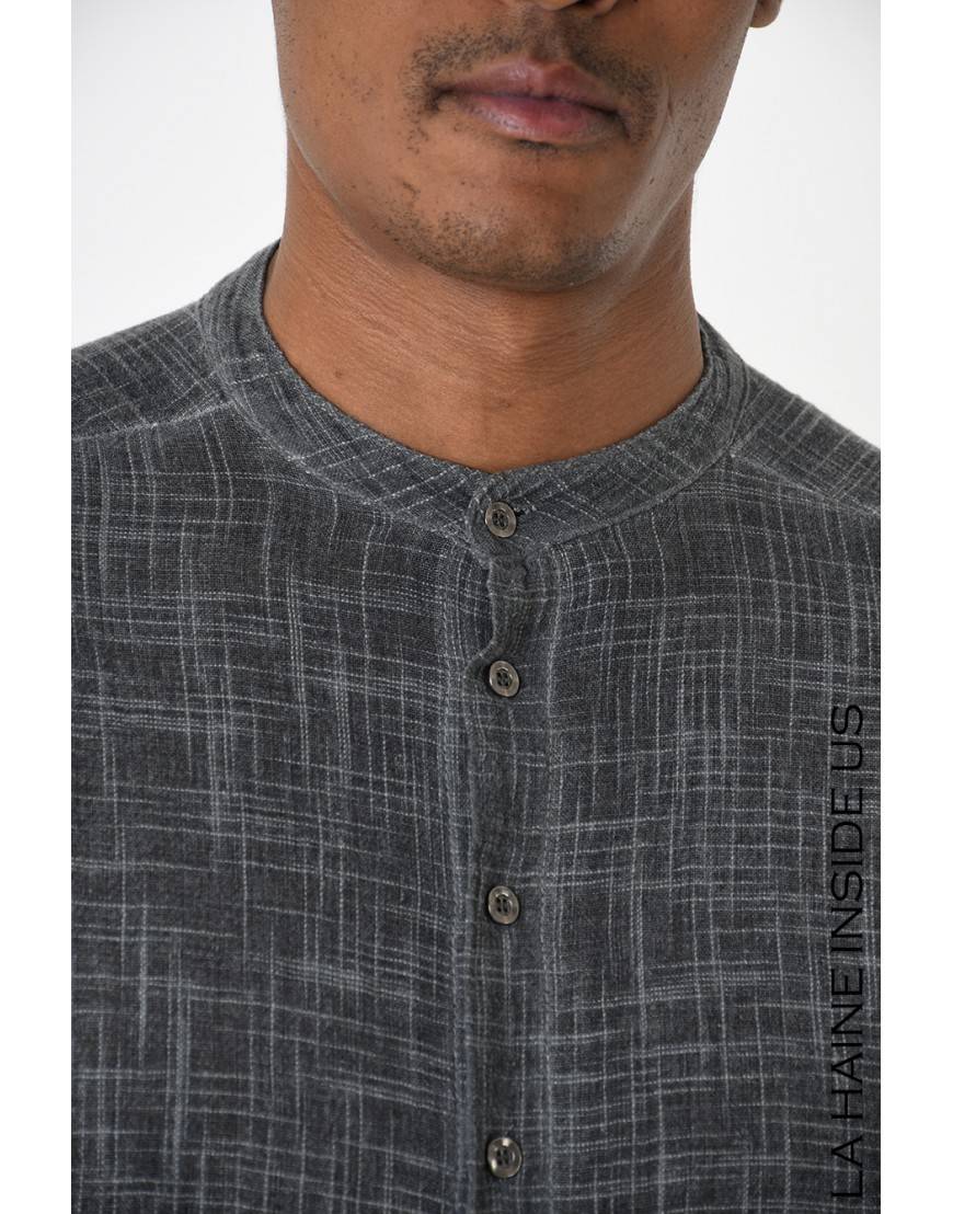 La haine inside us 3V LM236 CAMICIA Grigio Offerta