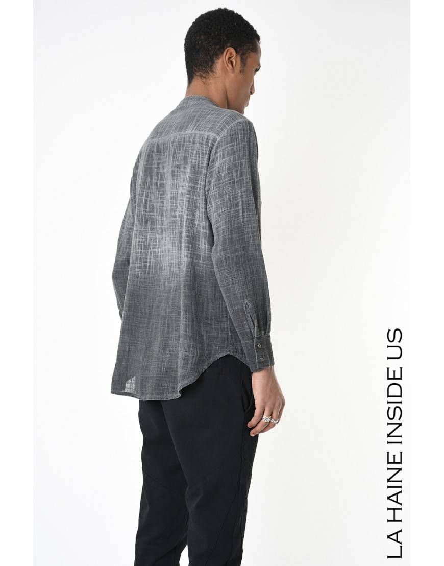 La haine inside us 3V LM237 CAMICIA Grigio Economico