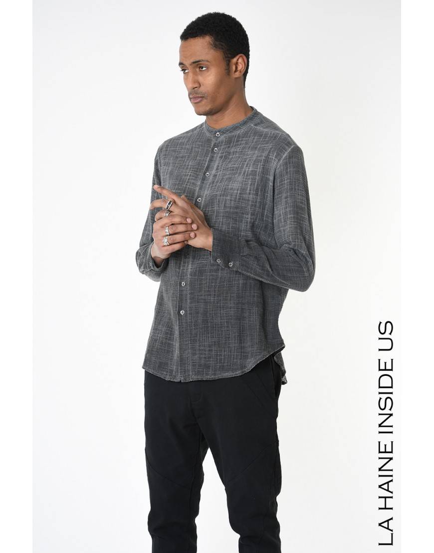 La haine inside us 3V LM237 CAMICIA Grigio Economico