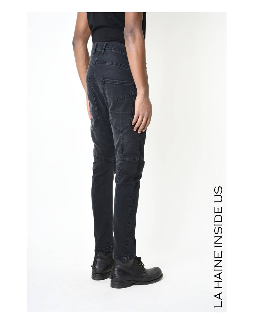 La haine inside us 3X LM218 JEANS Nero In Vendita