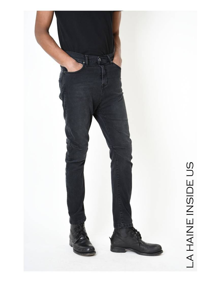 La haine inside us 3X LM218 JEANS Nero In Vendita