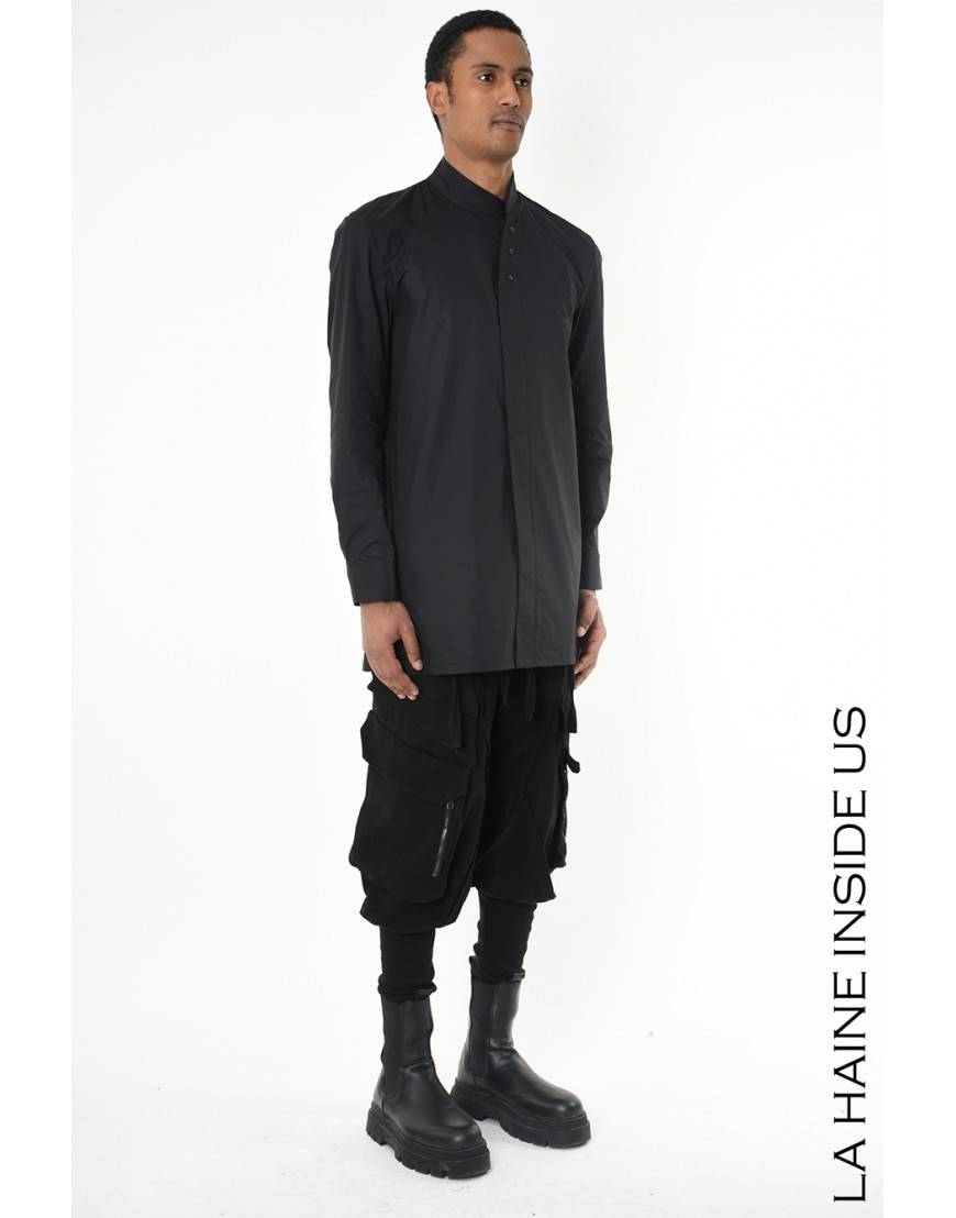 La haine inside us 3R LM226 CAMICIA Nero Nuovo