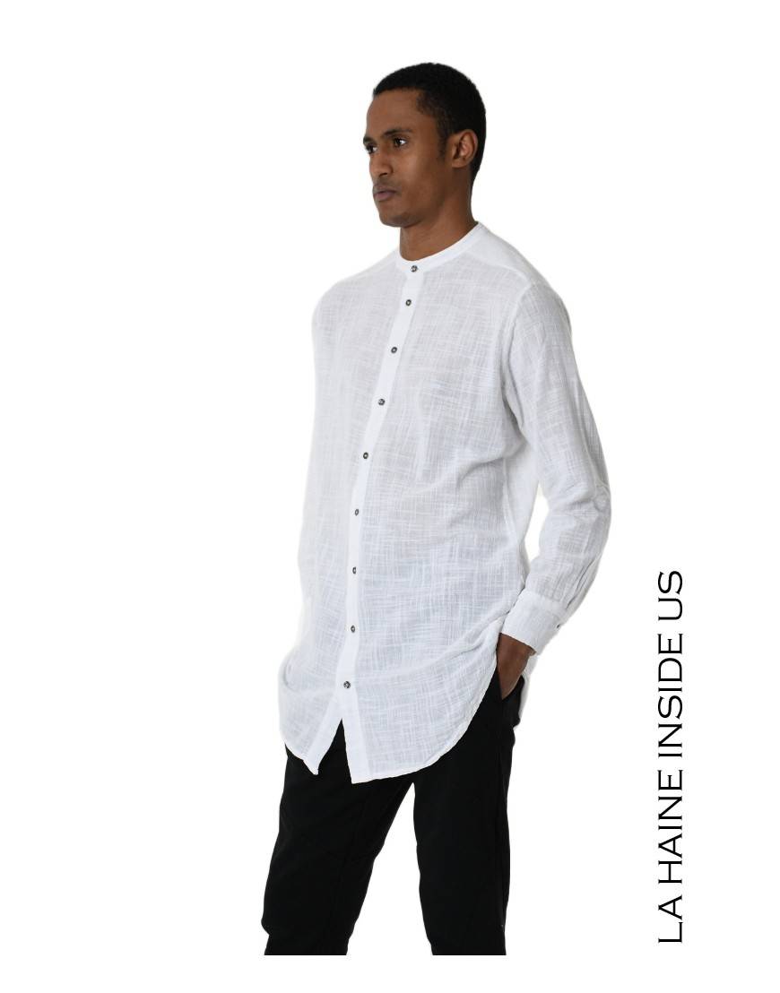 La haine inside us 3V LM113 CAMICIA Bianco Vendita