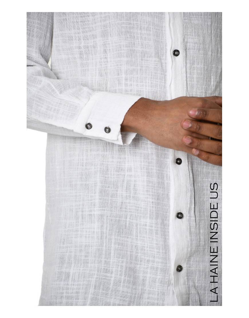 La haine inside us 3V LM113 CAMICIA Bianco Vendita