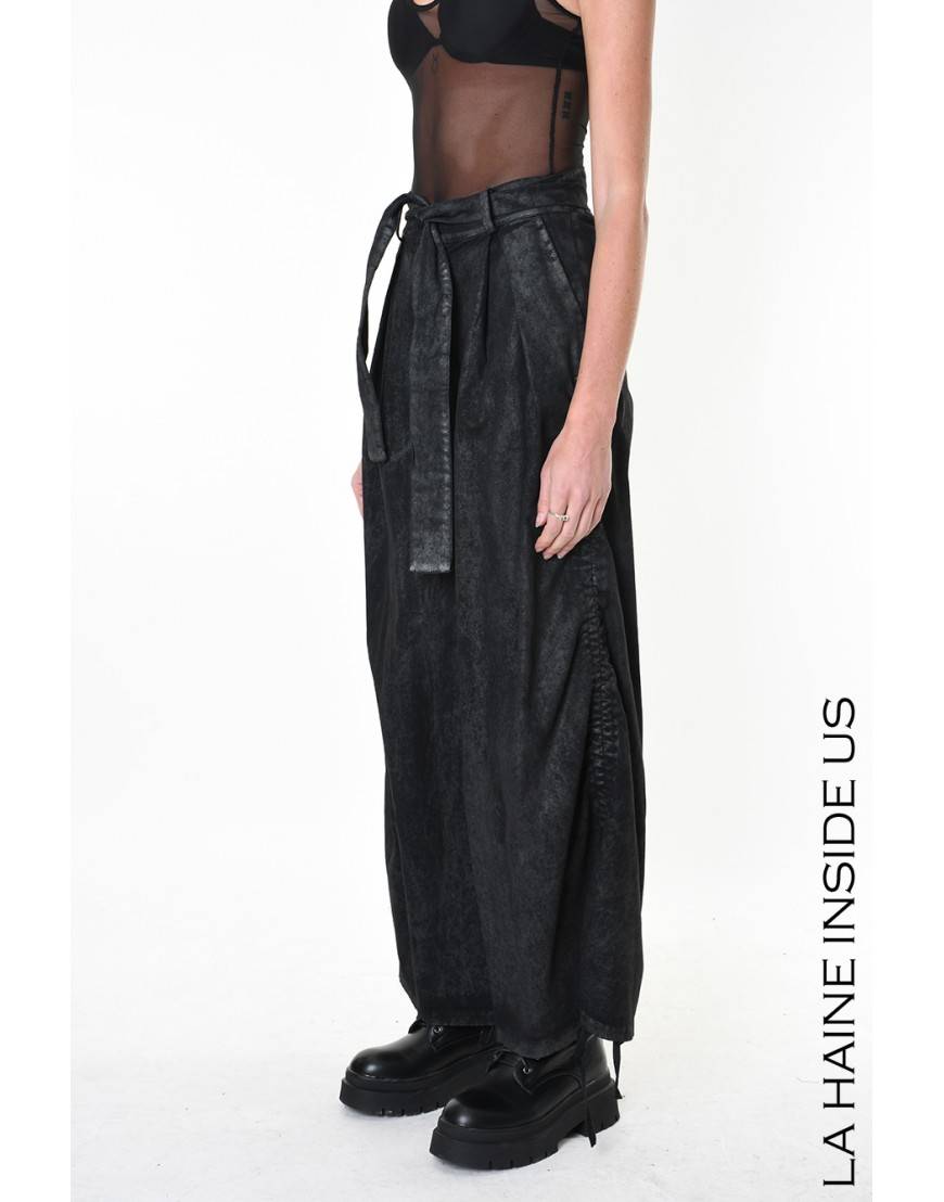 La haine inside us 4B LW879 PANTALONE Nero Negozi Online