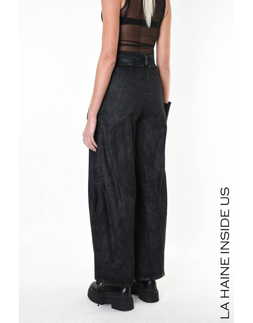 La haine inside us 4B LW879 PANTALONE Nero Negozi Online