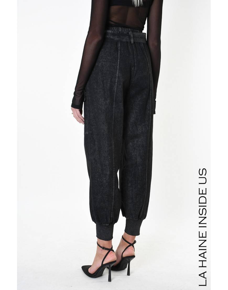 La haine inside us 4B LW880 PANTALONE UNISEX D Nero Acquista Ora