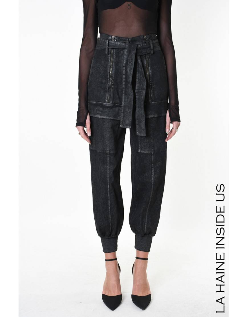 La haine inside us 4B LW880 PANTALONE UNISEX D Nero Acquista Ora