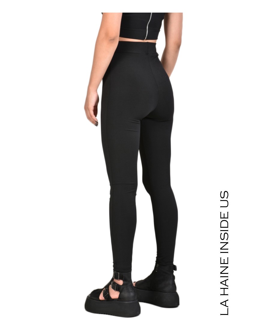 La haine inside us 4J LETTY LEGGINGS Nero Presa