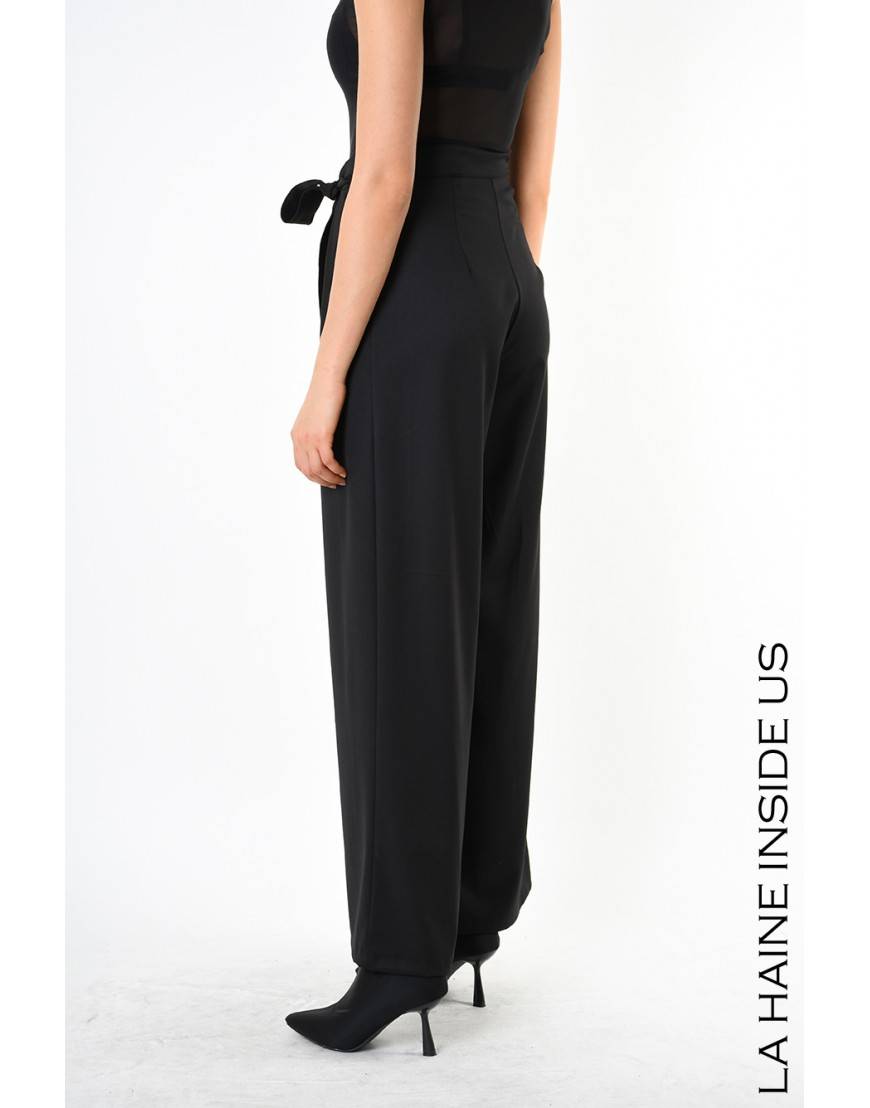 La haine inside us 4B LW829 PANTALONE Nero Vendita Economica