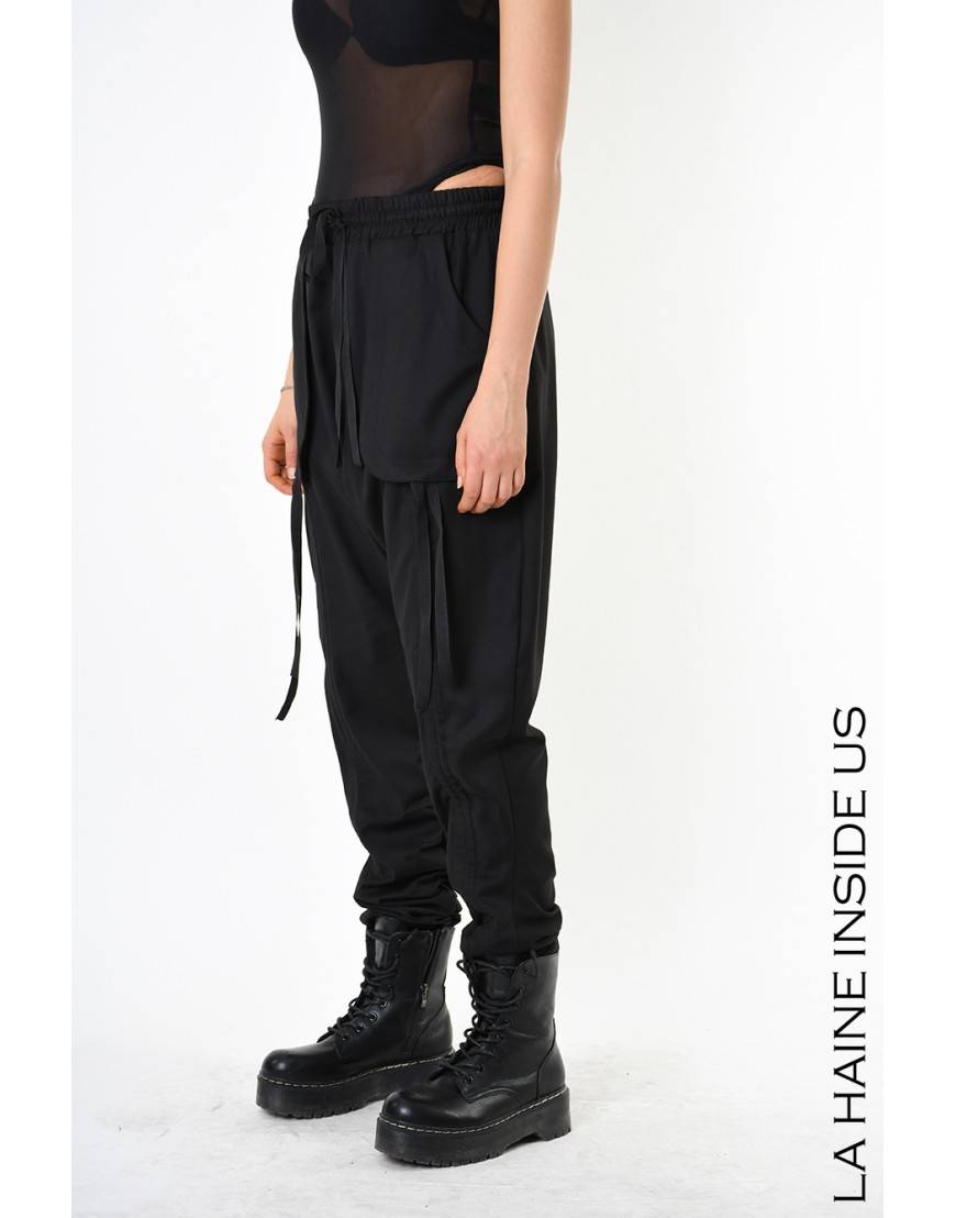 La haine inside us 4B LW836 PANTALONE Nero Negozio