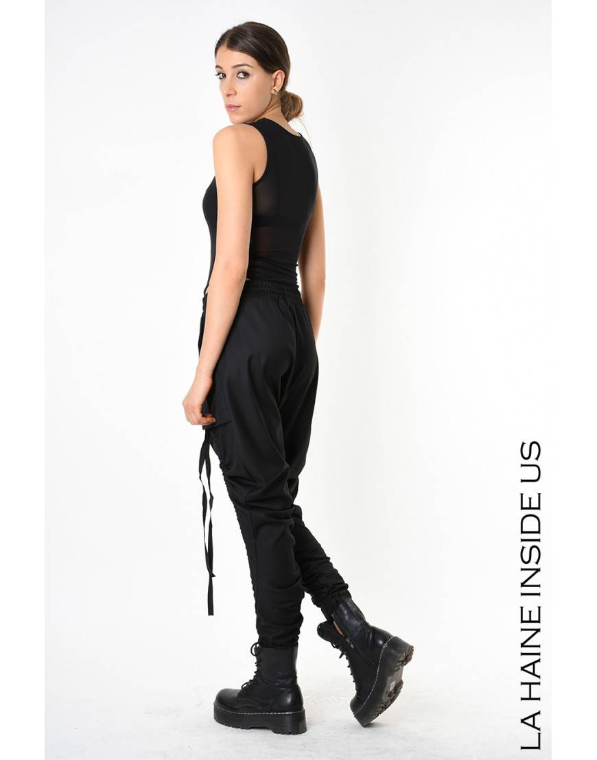 La haine inside us 4B LW836 PANTALONE Nero Negozio