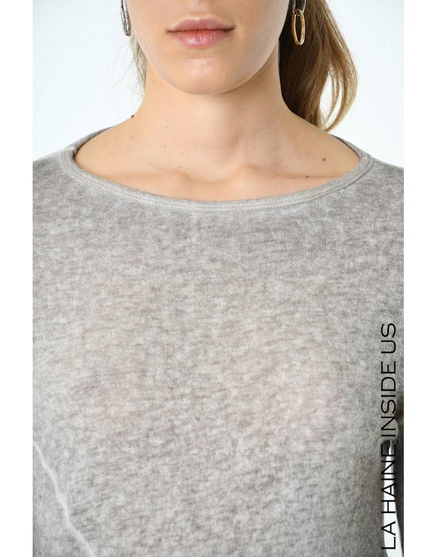 La haine inside us 4V LW897 MAGLIA Sabbia Nuovo