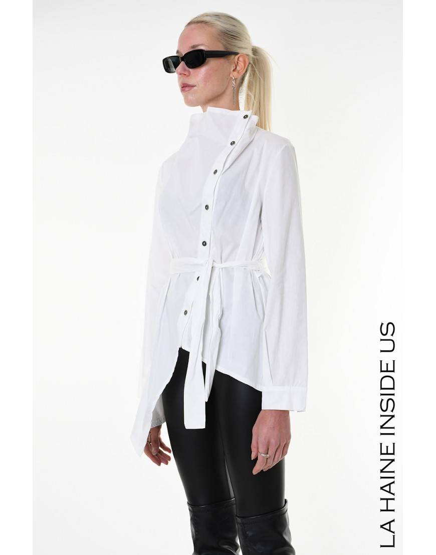 La haine inside us 4V LW911 CAMICIA Bianco Spedizione Gratuita