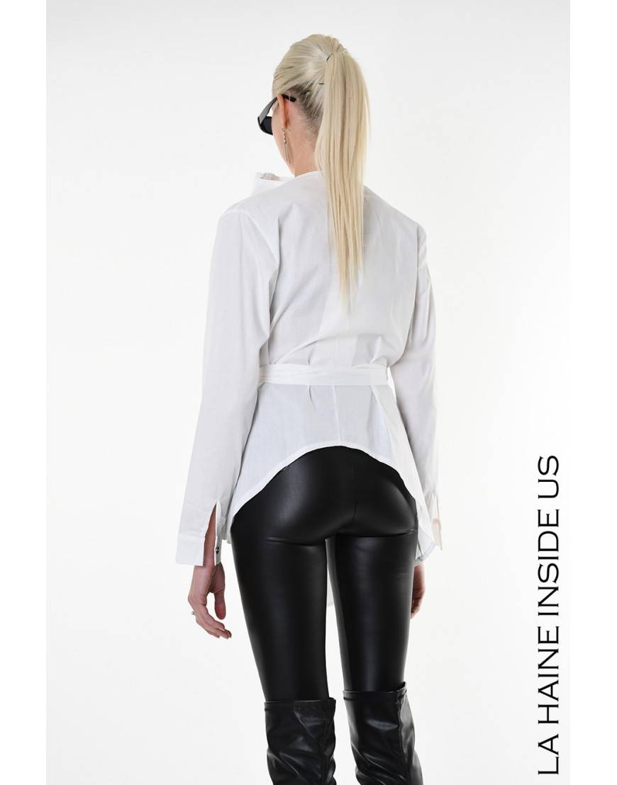 La haine inside us 4V LW911 CAMICIA Bianco Spedizione Gratuita