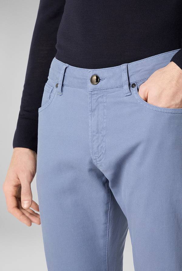 Lab. Pal Zileri Pantalone 5 tasche in cotone stretch tinto in capo Economico