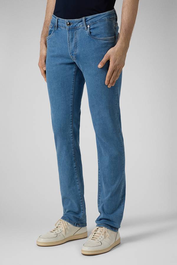 Lab. Pal Zileri Denim 5 tasche effetto delavè Saldi