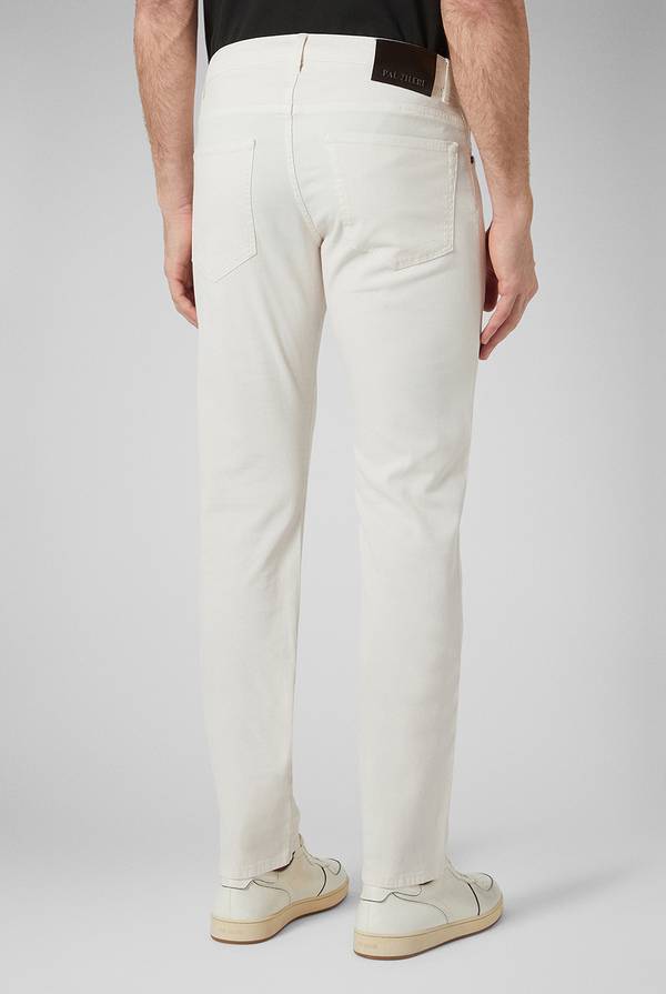 Lab. Pal Zileri Pantalone 5 tasche in cotone stretch tinto in capo Vendita Calda