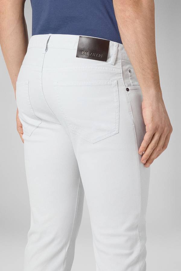 Lab. Pal Zileri Pantalone 5 tasche in cotone stretch tinto in capo In Saldo