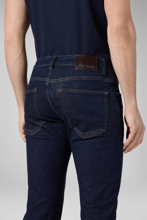 Lab. Pal Zileri Denim 5 tasche lavaggio scuro Nuova