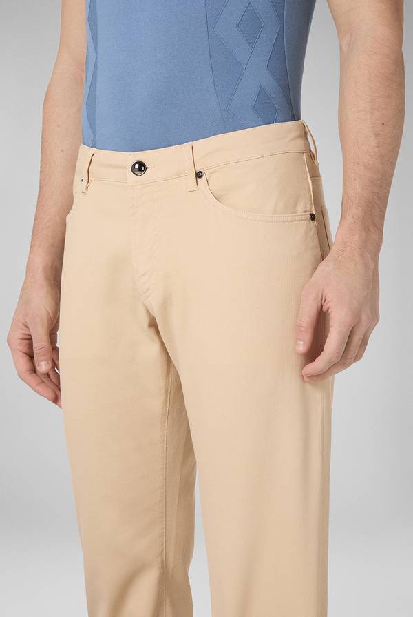 Lab. Pal Zileri Pantalone 5 tasche in cotone stretch tinto in capo Italy